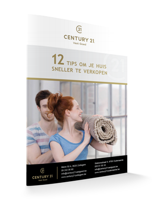Cover e-boek "12 Tips om je huis sneller te verkopen"
